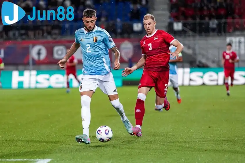 Bỉ hoàn toàn vượt trội so với Liechtenstein. (Ảnh: Internet) Bỉ hoàn toàn vượt trội so với Liechtenstein. (Ảnh: Internet)